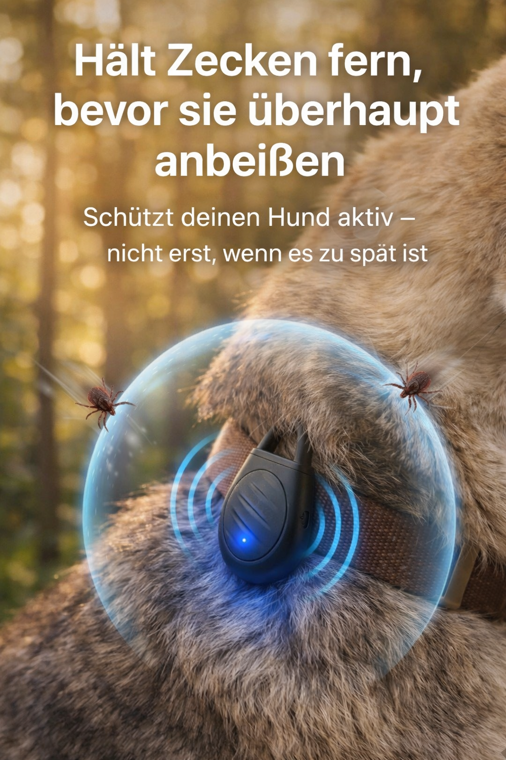 Pawtective ZeckenShield- Zuverlässiger Schutz vor Zecken ohne Chemie