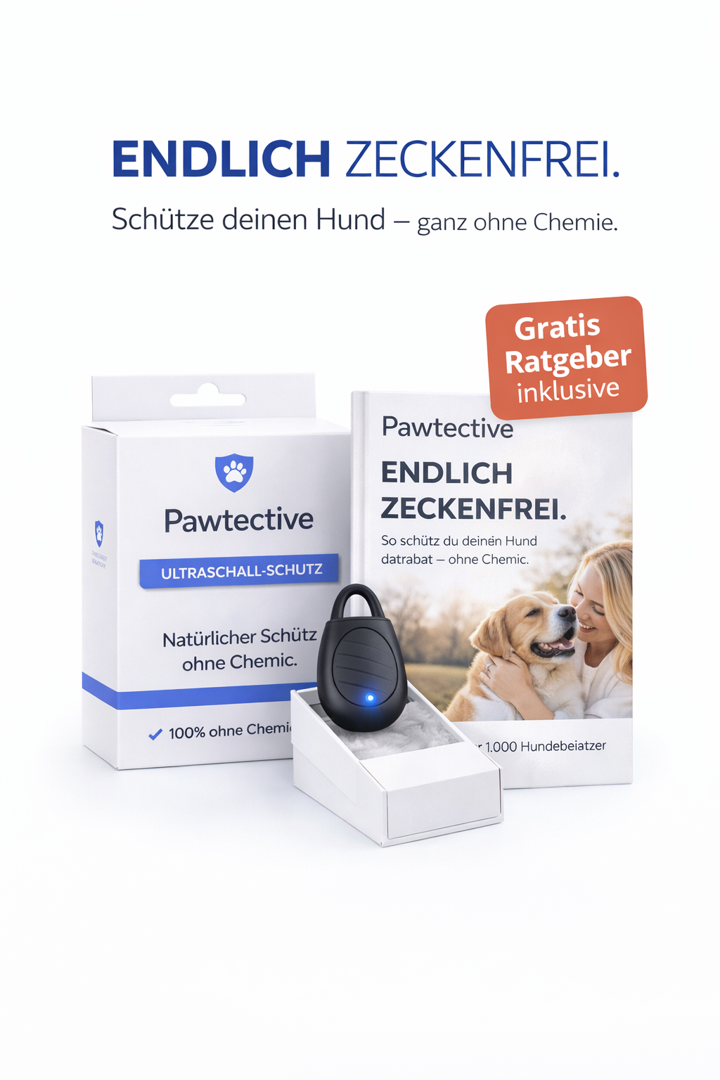 Pawtective ZeckenShield- Zuverlässiger Schutz vor Zecken ohne Chemie